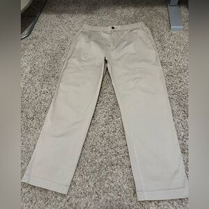 H&M Khaki Regular Fit Coupe Pants